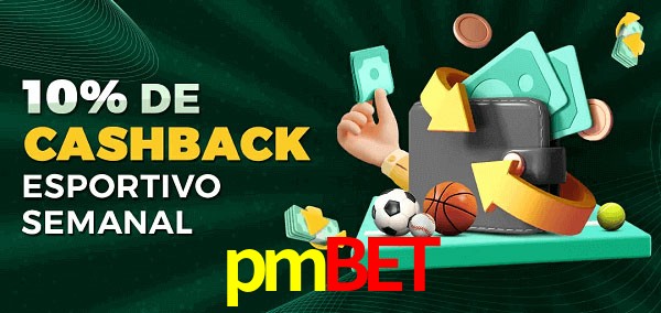 10% de bônus de cashback na pmbet
